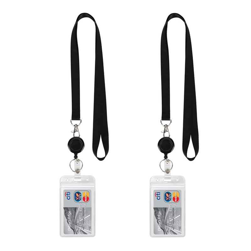retractable lanyard with badge reel holder
