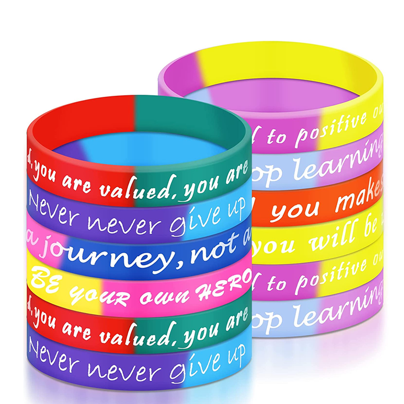 silicone bracelets motivational